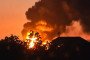 Fire at the Ilsky oil refinery in Krasnodar Krai, June 2, 2026.