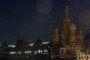 Illustrative image. A picture taken on March 25, 2017, in Moscow, shows St.Basil’s Cathedral and the GUM department store after being submerged in darkness for the Earth Hour environmental campaign. (Source: Getty Images)