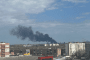 Smoke rising from a major Russian petrochemical facility in the city of Sterlitamak, April 15, 2026. (Source: Exilenova_plus)