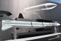The Meteor Beyond Visual Range Air-to-Air Missile (BVRAAM) is displayed outside the MBDA exhibition hall during the Farnborough International Airshow 2022 on July 19, 2022, in Farnborough, England. (Source: Getty Images)