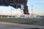 Fire and smoke rise during a drone attack on Moscow region, Russia, on May 17, 2026. (Source: Exilenova/Telegram)