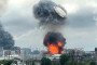 Fire and thick black smoke rise from an oil storage facility in Moscow following a reported Ukrainian strike, June 2026. (Photo: Open source)