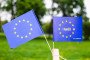 European flags are seen during European Picnic organized in Krakow, Poland on May 7, 2022. (Source: Getty Images)