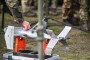 An AS3 interceptor part of the Merops, an AI-powered anti-drone system is pictured during a NATO live-fire demonstration of a counter-UAS system on November 18, 2025 in Nowa Deba, Poland. (Source: Getty Images)