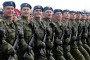 Russian soldiers march during a Victory Day parade rehearsal on April 24, 2009 in Alabino, outside Moscow, Russia. On May 9, 2009. Illustrative image. (Photo: Getty Images)