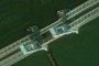 Satellite imagery highlighting reported damage to the movable section of the Finland Railway Bridge in St. Petersburg following the October 18 drone strikes. (Source: Absolutely Reliable)