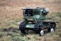 A weapon is mounted on the Lehit ground robotic system. (Source: Getty Images)