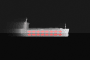 Illustration of a cargo ship transporting Russian military equipment to Africa. (Source: Oleksandr Manukians/UNITED24 Media)