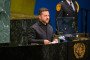 Ukraine's President Volodymyr Zelenskyy speaks during the 81st session of the United Nations (UN) General Assembly at UN Headquarters on September 23, 2026 in New York City. (Source: Getty Images)