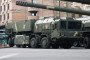 Ukrainian tactical missile system (Hrim-2/Sapsan), during a rehearsal for the Independence Day military parade in Kyiv, 2018.