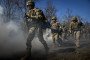 Recruits, supervised by instructors, cover a distance on Day Zero of Basic Military Training at the 118th Separate Mechanised Brigade of the Ukrainian Armed Forces on April 5, 2026. Illustrative photo. (Source: Getty Images)