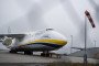 A Ukrainian Antonov An-124-100M cargo aircraft is seen at Leipzig/Halle Airport. (Source: Getty Images)
