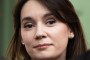 Xenia Fedorova, the former director of the French version of Russian state-run foreign language channel RT, which was banned in France after the Russian invasion of Ukraine, at the stand of French publishing house Fayard. (Source: Getty Images)