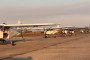 A lineup of Ukrainian Horynych reusable bomber drones before a reported strike on a Russian logistics hub near occupied Armyansk. (Source: Serhii Sternenko)