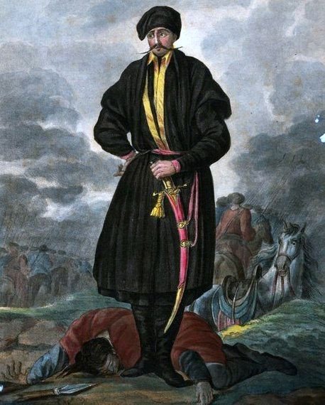 An officer of the Zaporozhian Cossacks in 1720 (Source: Wikipedia) An officer of the Zaporozhian Cossacks in 1720 (Source: Wikipedia)