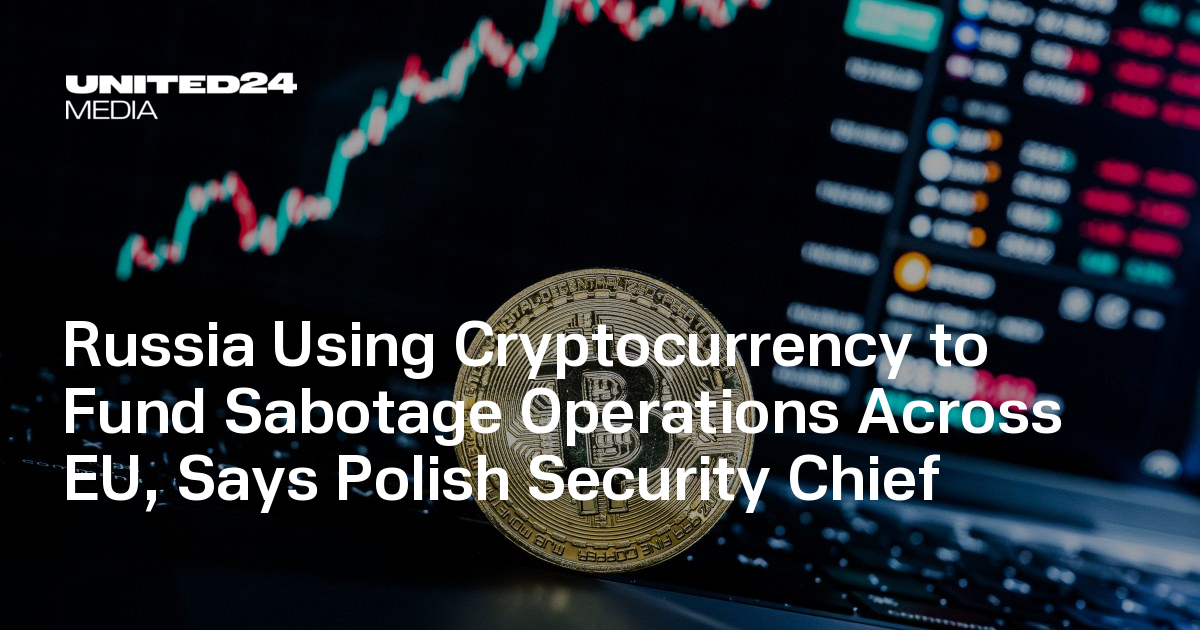 Russia Using Cryptocurrency to Fund Sabotage Operations Across EU, Says Polish Security Chief